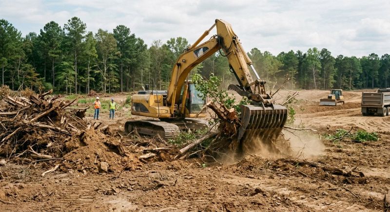 Grubbing in Katy, TX