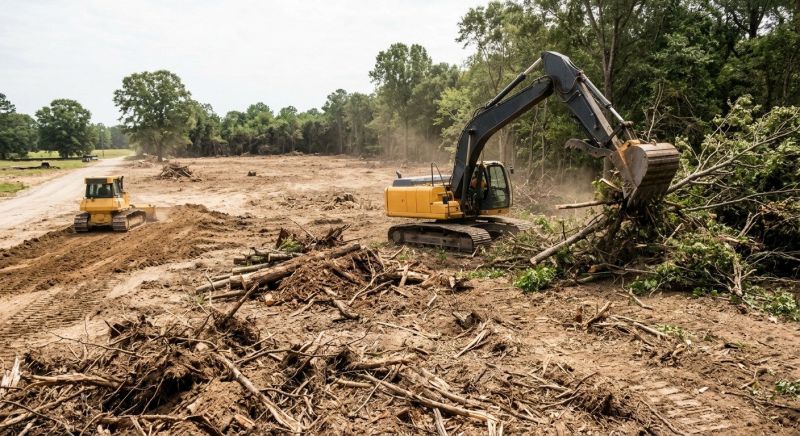 Commercial Land Preparation in Cumming, GA